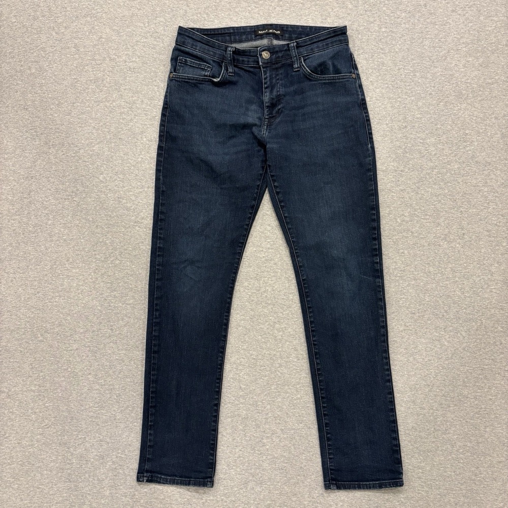 Mavi Marcus Slim Straight Jeans Men's Size 32x32 (Fits 31x31.5) Blue Dark Wash